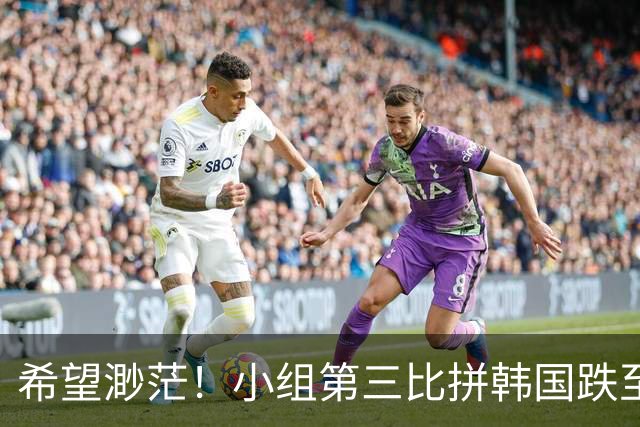 希望渺茫！小组第三比拼韩国跌至第8 想晋级需满足多个条件